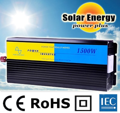 Inverter καθαρού ημιτόνου 1500Watt/12v