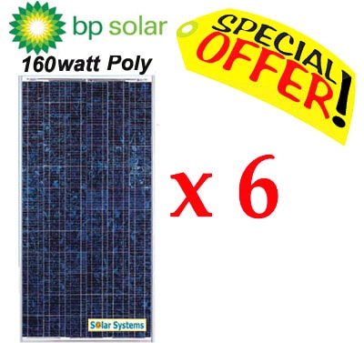 BP Solar - Poly 160wp x 6 τεμ.