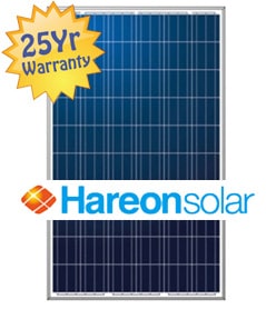 Φωτοβολταϊκό πλαίσιο - πάνελ Hareon/Lubi Solar 250 watt/ 24v