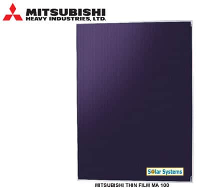 Mitsubishi-Thin-Film solar panel
