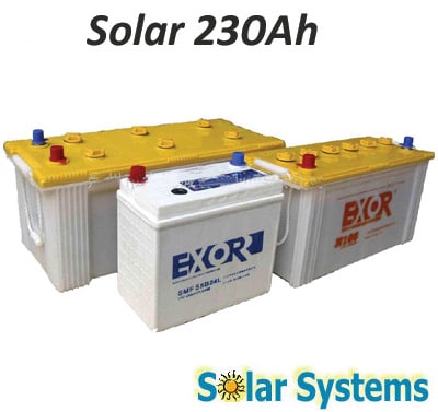 Battery Solar 230AH